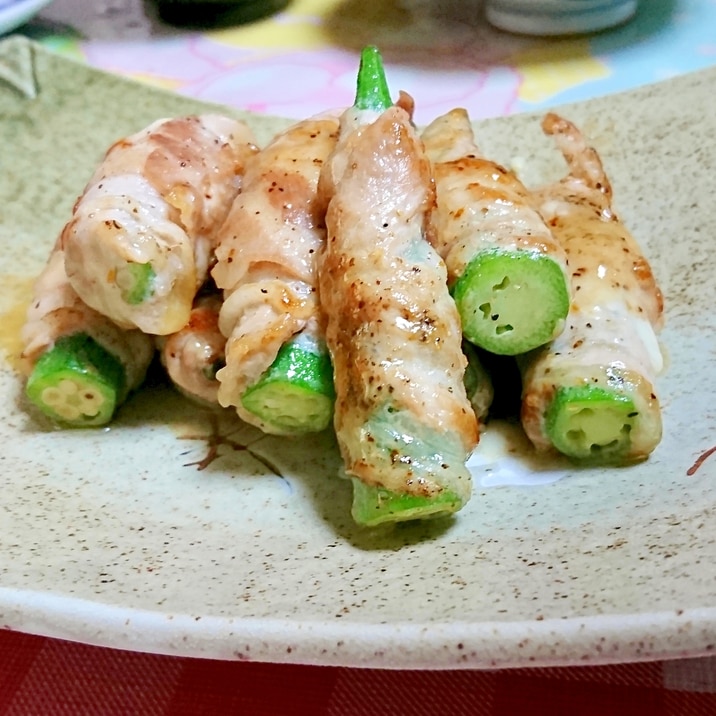 オクラのチーズ肉巻き レシピ 作り方 By ビッグさん 楽天レシピ